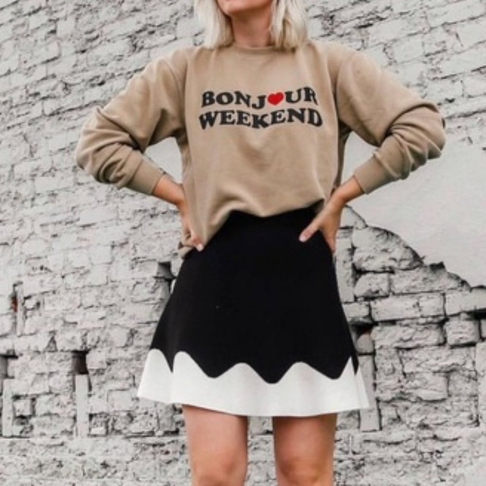 Lulu Simon Bonjour Weekend Sweatshirt